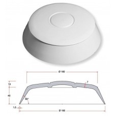 Gala konuss, PVC, 195mm, pelēks, A401611N